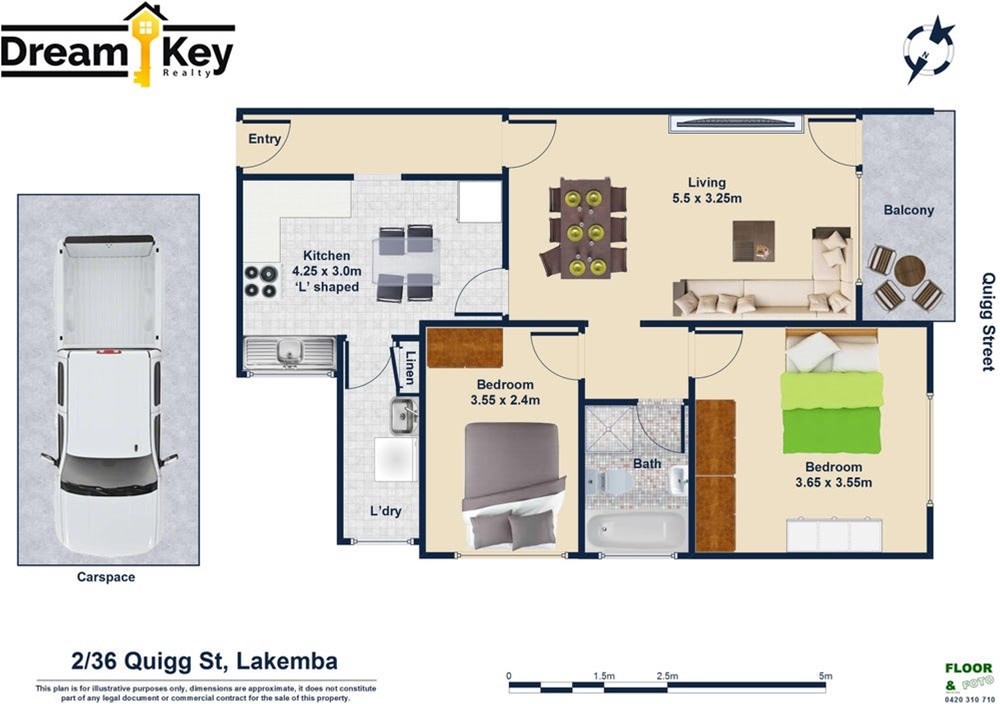 Two-bedroom unit in an ideal location